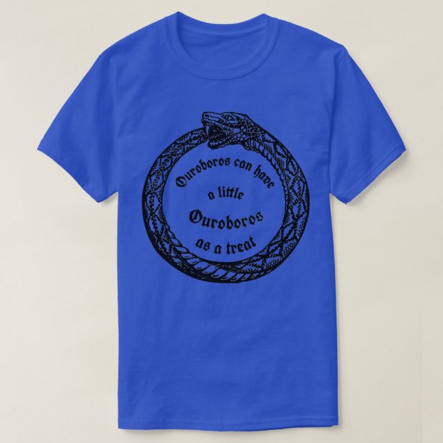 Camiseta Un poco de uroboros (Diseño del anverso)