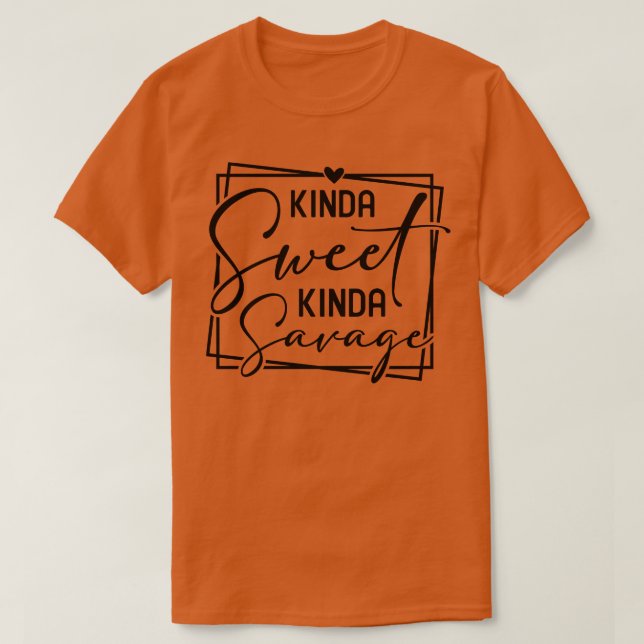 Camiseta Un poco dulce tipo de salchicha (Diseño del anverso)