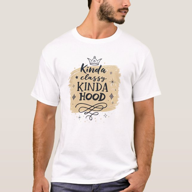 Camiseta Un poco elegante, un poco pobre (Anverso)