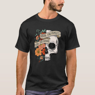Camiseta Un Poco Emocionante De Clase Emocional De Flor Hal