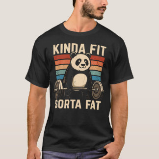 Camiseta Un Poco En Forma Algo Gordo Divertido Gimnasio Ent