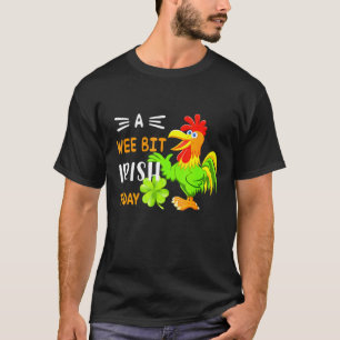 Camiseta Un poco irlandés hoy Pollo verde St Patricks Da