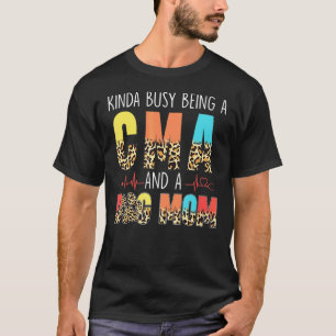 Camiseta Un Poco Ocupado Siendo Madres Cma Y Perro Mamá Leo