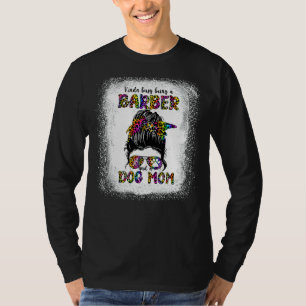 Camiseta Un poco ocupado siendo un barbero y una madre de p