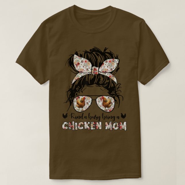 Camiseta Un poco ocupado siendo una gallina agricultora (Diseño del anverso)