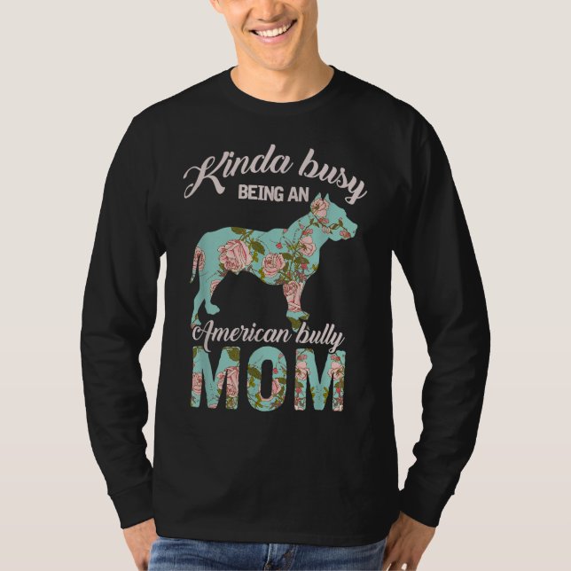 Camiseta Un Poco Ocupado Siendo Una Madre Americana Abusiva (Anverso)