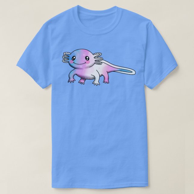 Camiseta Un poco trans axolotl (Diseño del anverso)