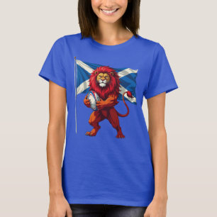 Camiseta Un Poderoso León Rampante Escocés