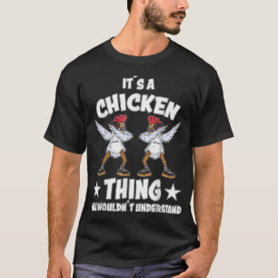 Camiseta Un Pollo De Pollo Diseña Un Pollo Diciendo Al Agri