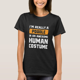 Camiseta Un Poodle En Una Impresionante Halloween De Disfra