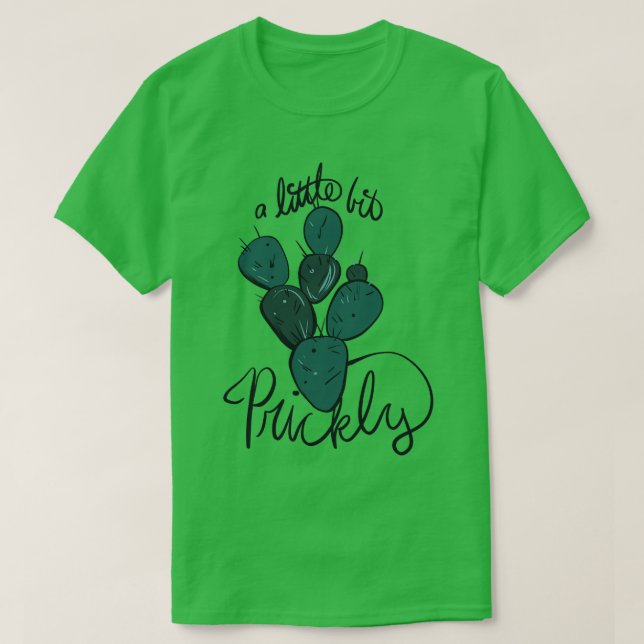 Camiseta Un poquito Cactus Gracioso (Diseño del anverso)