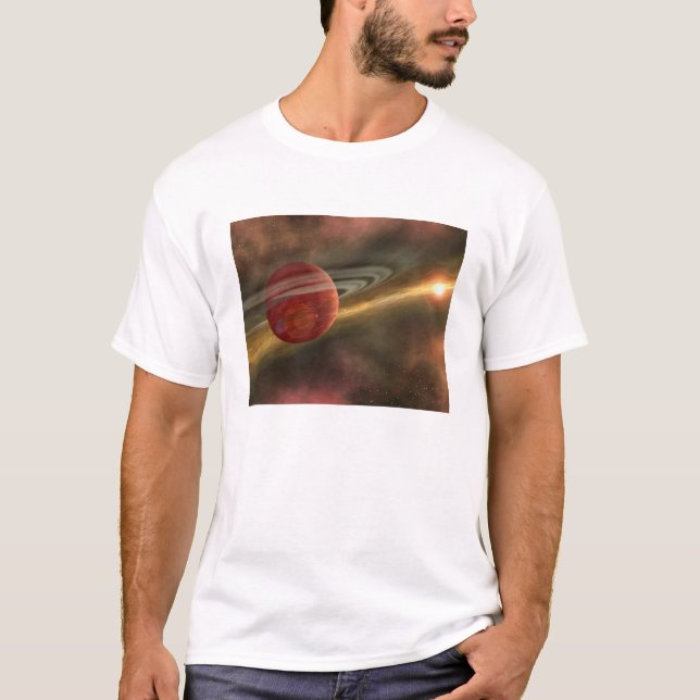 Camiseta Un posible planeta recién encontrado (Anverso)