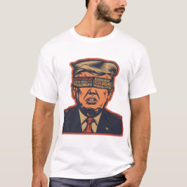 Camiseta Un presidente con los ojos vendados por problemas 