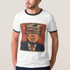 Camiseta Un presidente con los ojos vendados por problemas 