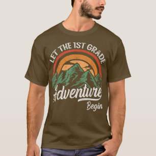 Camiseta Un primer día divertido en la escuela, que el prim