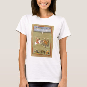 Camiseta Un príncipe Fighting sus enemigos en un elefante,