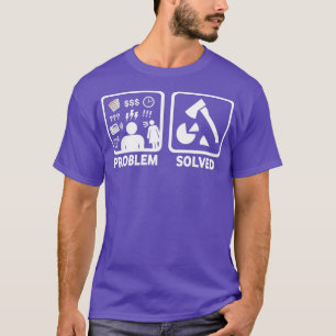 Camiseta Un problema divertido de corte de madera resuelve 