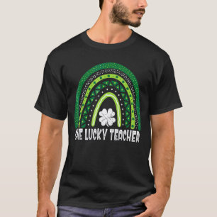 Camiseta Un profesor afortunado Arco iris Día de San Patric