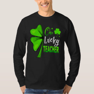 Camiseta Un profesor afortunado Clover Irish Shamrock St Pa