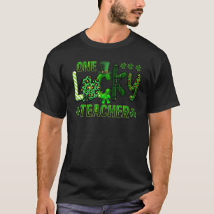 Camiseta Un profesor afortunado de estilo vintage en el Día