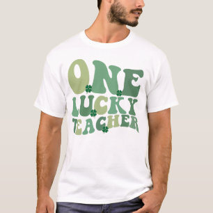Camiseta Un profesor afortunado día de San Patricio retro g