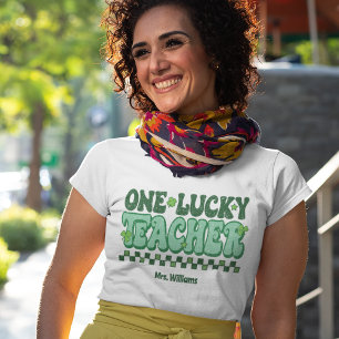 Camiseta Un profesor afortunado el Día de San Patricio