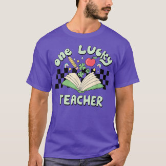 Camiseta Un profesor afortunado feliz día de los patronos S