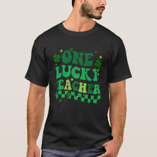 Camiseta Un profesor afortunado Groovy Retro San Patricio D