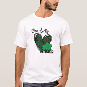 Camiseta Un profesor afortunado que da regalos en la escuel
