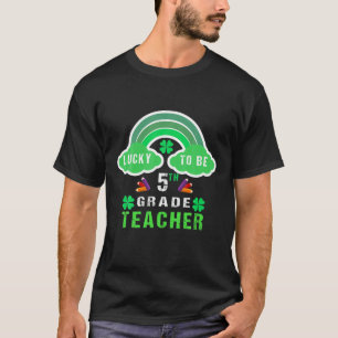 Camiseta Un profesor afortunado Rainbow St Patricks tiene s