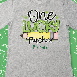 Camiseta "Un profesor afortunado" ✏️ Tee personalizado