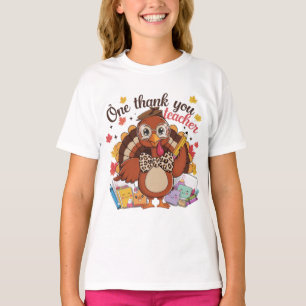 Camiseta Un profesor agradecido, acción de gracias Turquía,