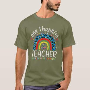 Camiseta Un profesor agradecido, hispano, recuento de meses