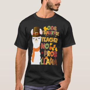 Camiseta Un profesor agradecido, pero no pro llamada, graci