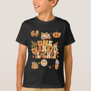 Camiseta Un profesor agradecido retro de Acción de Gracias 