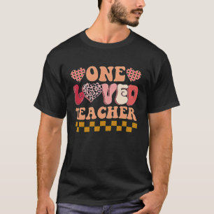 Camiseta Un profesor apreciado valentine Day Cute Heart Val