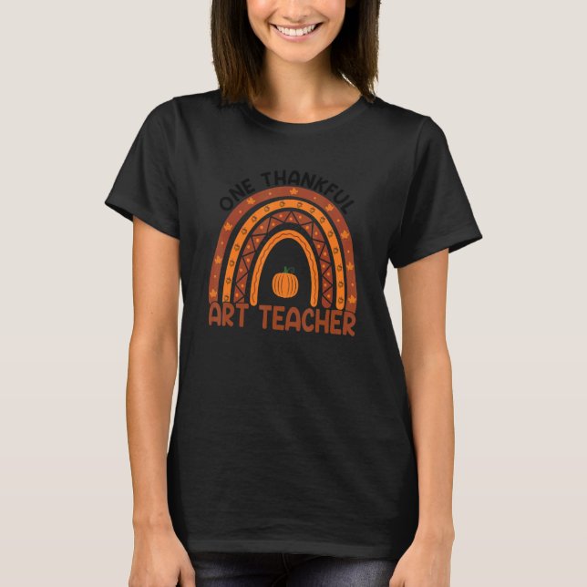 Camiseta Un profesor de arte agradecido Rainbow Fall Acción (Anverso)
