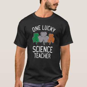 Camiseta Un profesor de ciencia afortunado en el Día de San