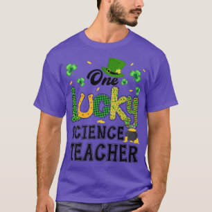 Camiseta Un profesor de ciencia afortunado, St Patricks Day