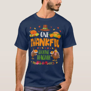 Camiseta Un profesor de cocina agradecido otoño en Thanksgi