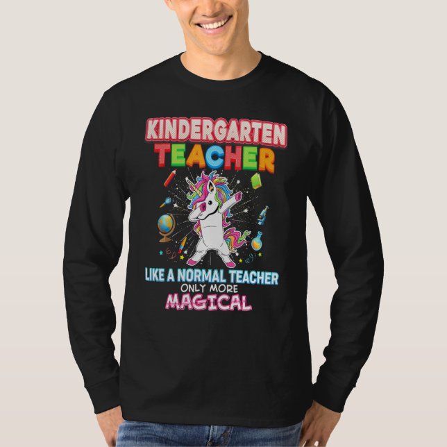 Camiseta Un profesor de guardería como una magia normal (Anverso)