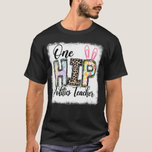 Camiseta Un profesor de Hip Politics Leopard Teacher Día de