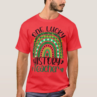 Camiseta Un profesor de historia afortunado Rainbow Saint P