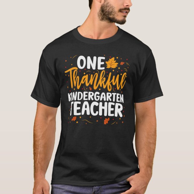 Camiseta Un profesor de kindergarten agradecido gracias por (Anverso)
