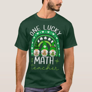 Camiseta Un profesor de matemáticas afortunado gana en St