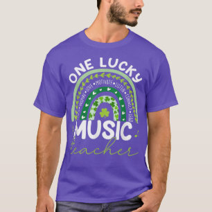 Camiseta Un profesor de música afortunado Rainbow St Patric