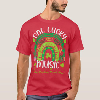 Camiseta Un profesor de música afortunado Rainbow St Patric