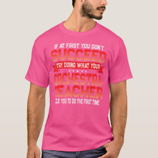 Camiseta Un profesor de orquesta divertida obsequia a una d