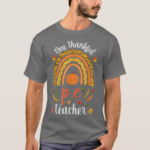 Camiseta Un profesor de PE agradecido leopardo de las mujer