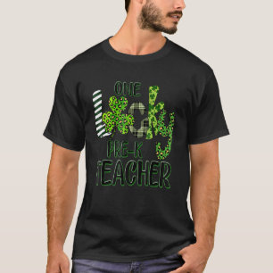 Camiseta Un profesor de pre-K afortunado de St Patrick S Da